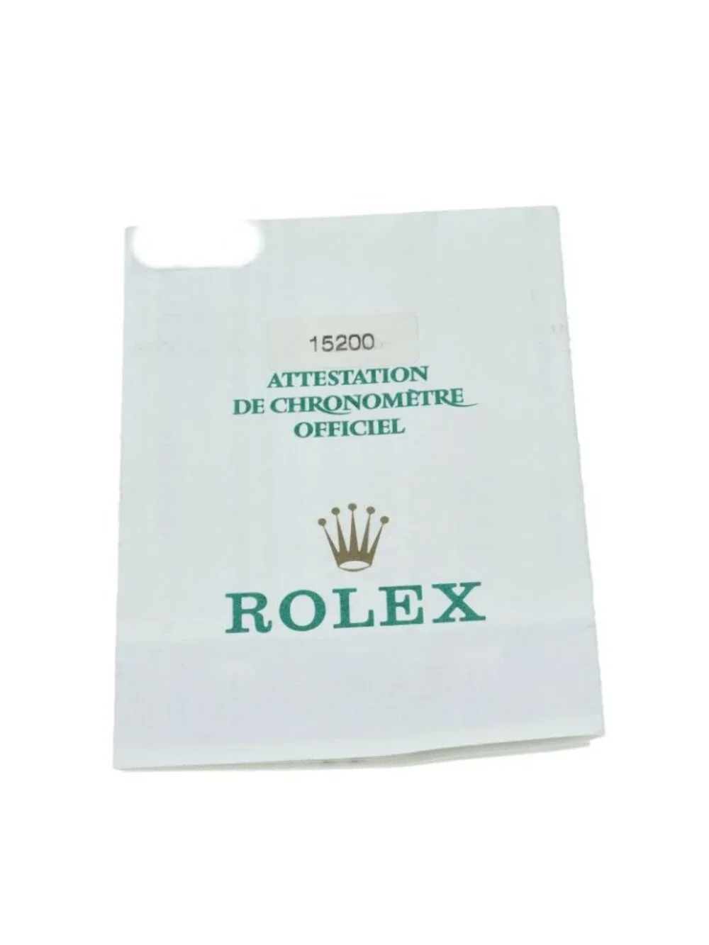 Rolex Oyster Perpetual Date Watch Card SS Black